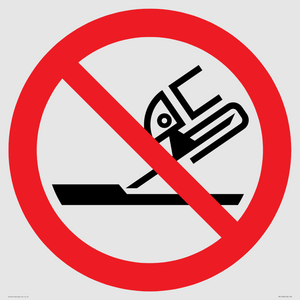 Prohibition: Do not use for face grinding